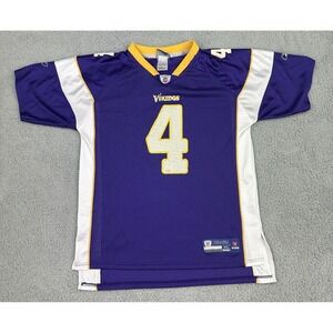 Reebok On Field Minnesota Vikings Brett Favre Jersey Youth XL 18-20 NFL Football